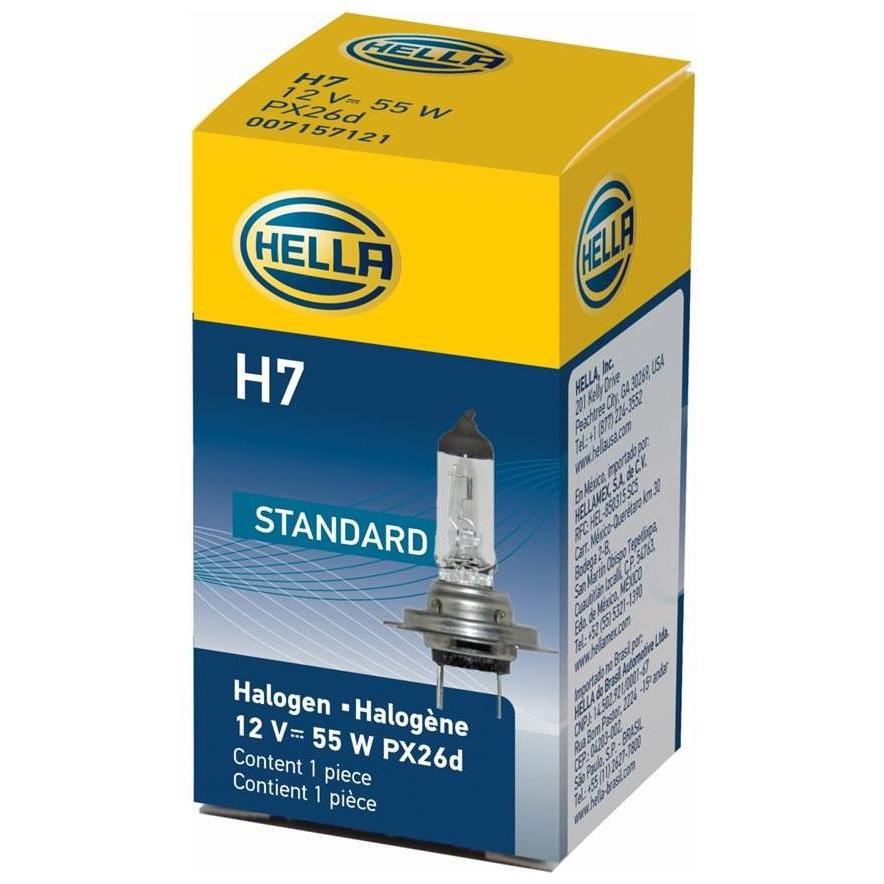 Lâmpada Halógena 12V 60/55W 3200K - Hella - H7 - (2)