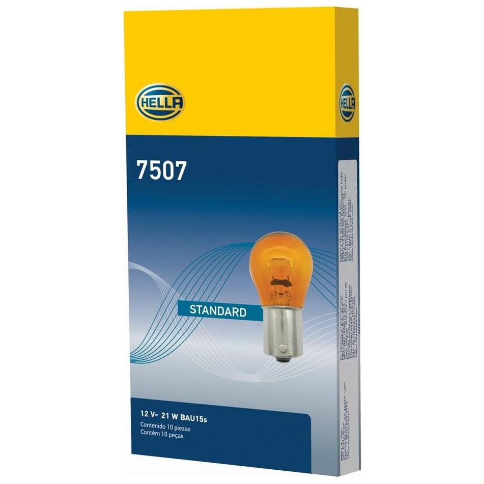 Lâmpada Halógena Pingo Amarela 12V 21W - Hella - 7507 - (2)
