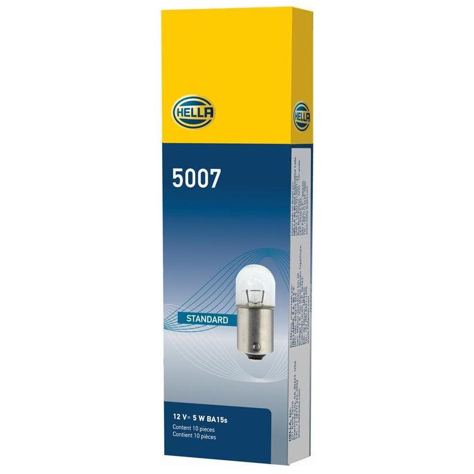 Lâmpada Halógena Pingo Amarela 12V 5W - Hella - 5007 - (2)