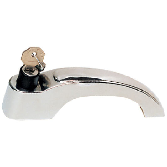 Maçaneta Externa - Porta Dianteira - Direito - Cromado - C/Chave - Universal - 60108 - (1)