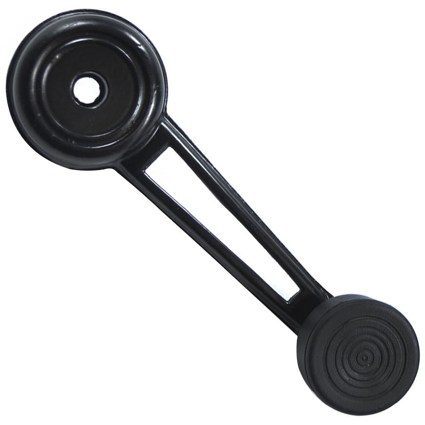 Manivela Reguladora do Vidro - Portas Dianteiras - Direito/Esquerdo - Preto - Metal - Universal - 30302 - (1)
