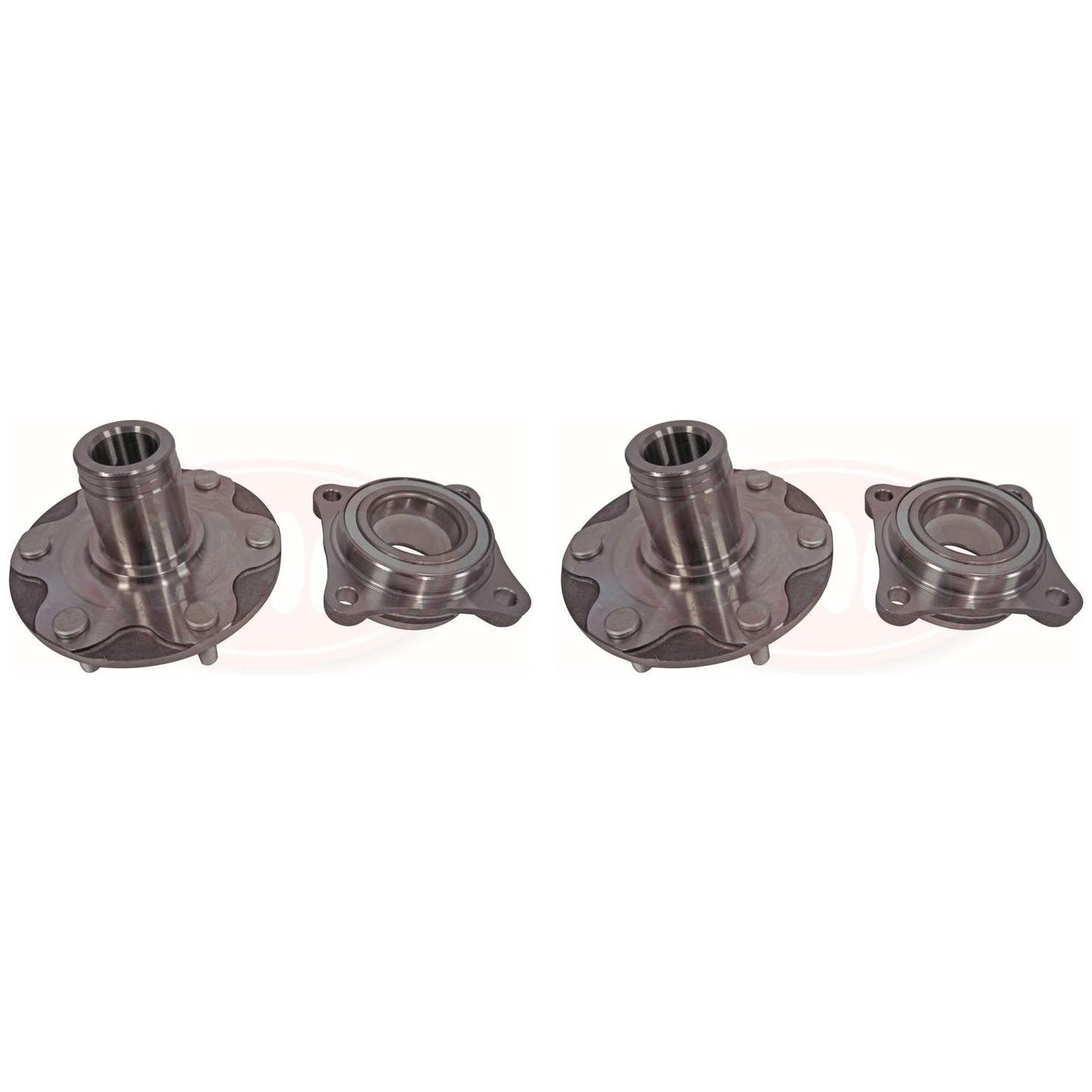 Par Cubo de Roda Dianteiro com Rolamento - IMA - AL-986 - (1)