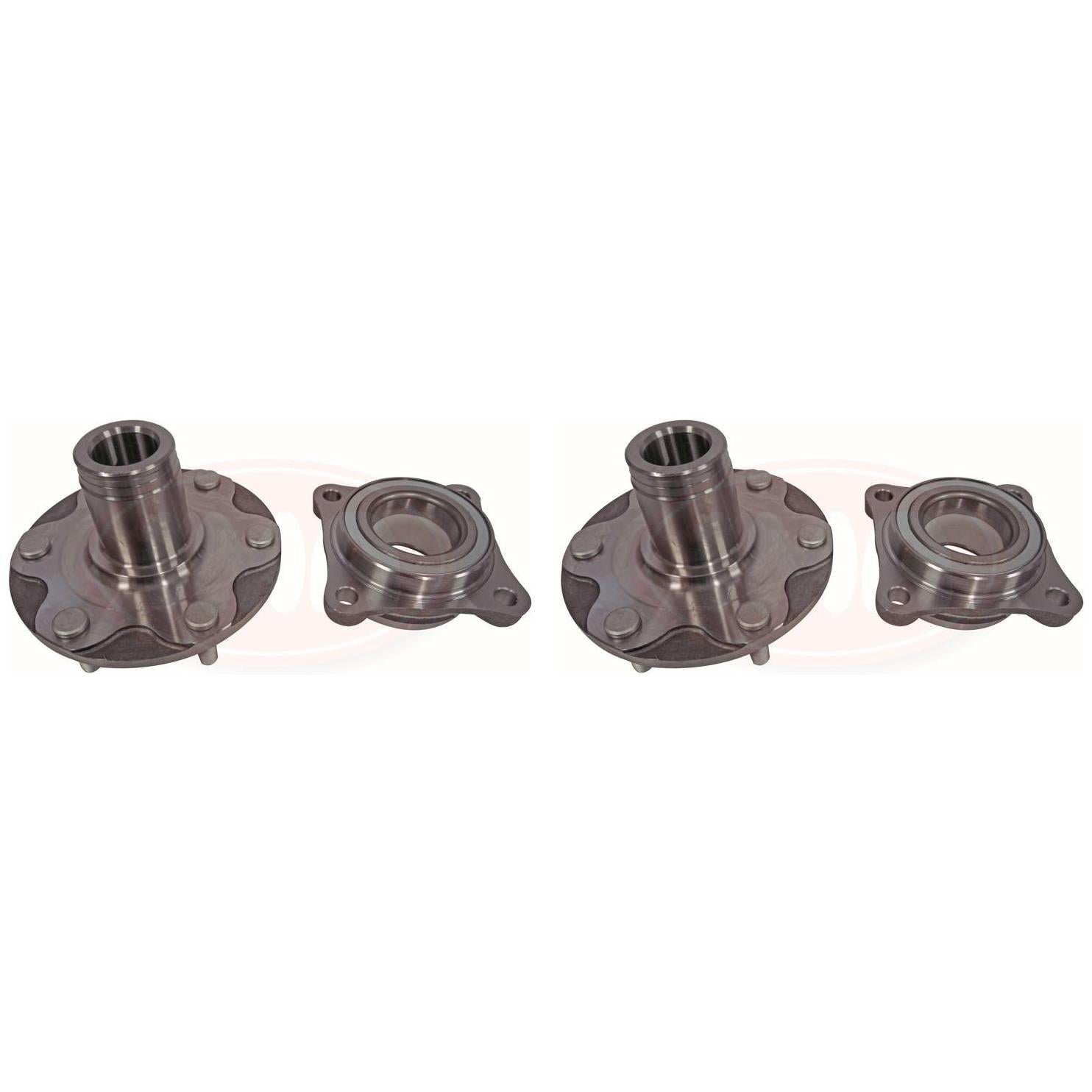 Par Cubo de Roda Dianteiro com Rolamento - IMA - AL-986 - (1)