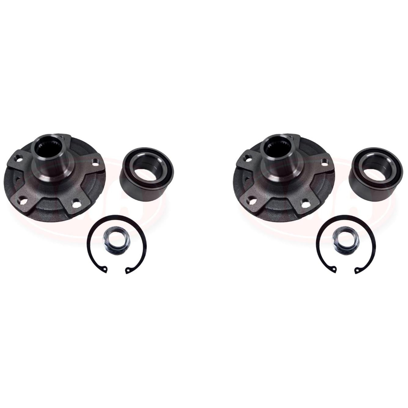 Par Cubo de Roda Traseiro com Rolamento - IMA - AL-4043 - (1)