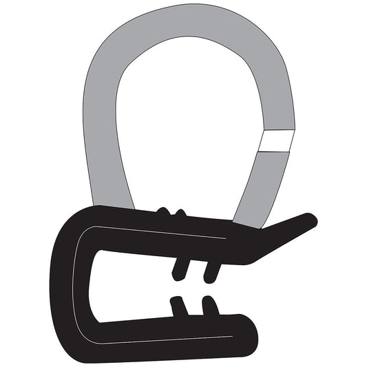 Par de Borrachas da Porta - Uniflex - 37089 - (1)