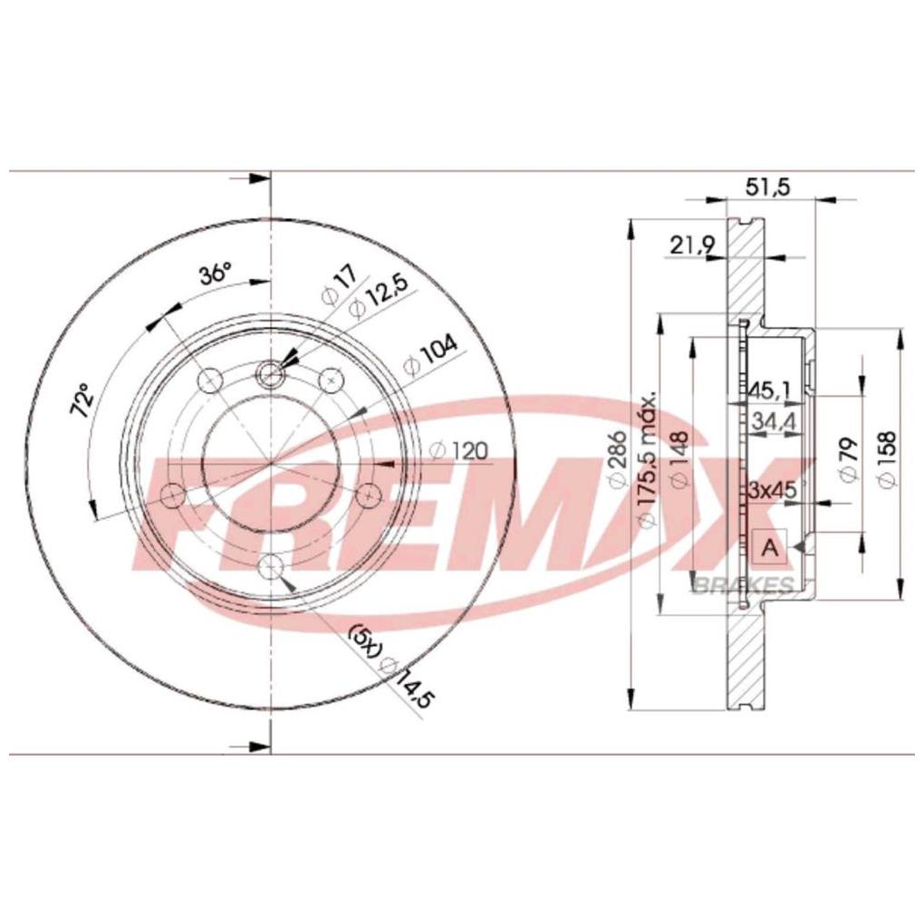 Par de Discos de Freio Ventilado Dianteiro - Fremax - BD0674 - (2)