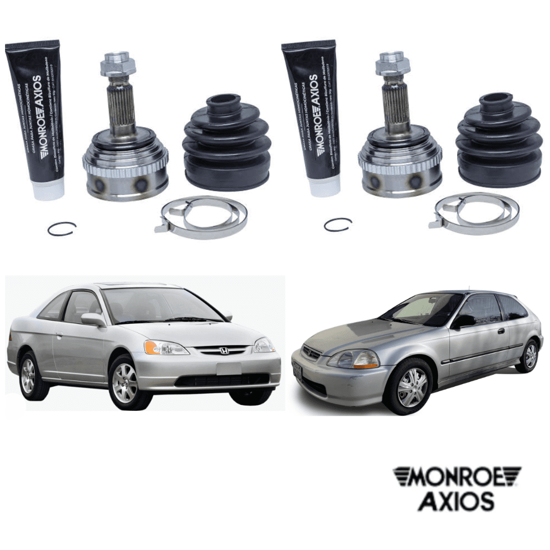 Par Junta Homocinetica Dianteira Roda Axios 546.6050 BR10054606050 - Monroe Axios - 546.6050 - (1)