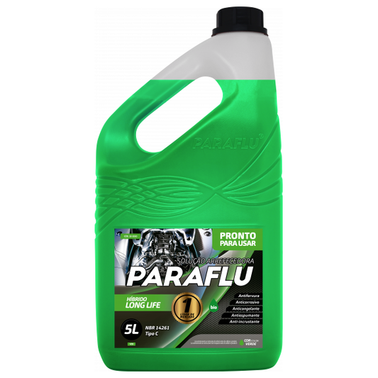 Aditivo para Radiador Verde Paraflu Bio Híbrido Pronto para Uso 5 Litros - Paraflu - 10-3030 - (1)