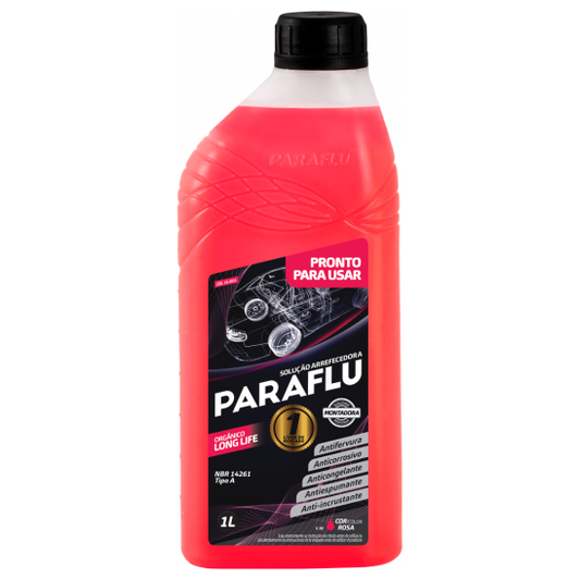 Aditivo para Radiador Rosa Paraflu Montadora Orgânico Pronto para Uso 1 Litro - Paraflu - 10-3051 - (1)