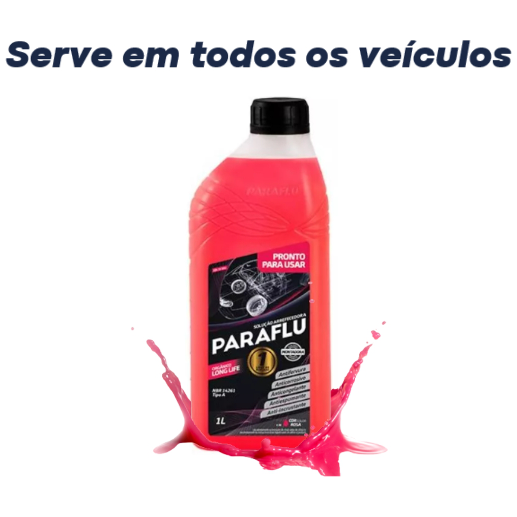 Aditivo para Radiador Rosa Paraflu Montadora Orgânico Pronto para Uso 1 Litro - Paraflu - 10-3051 - (2)