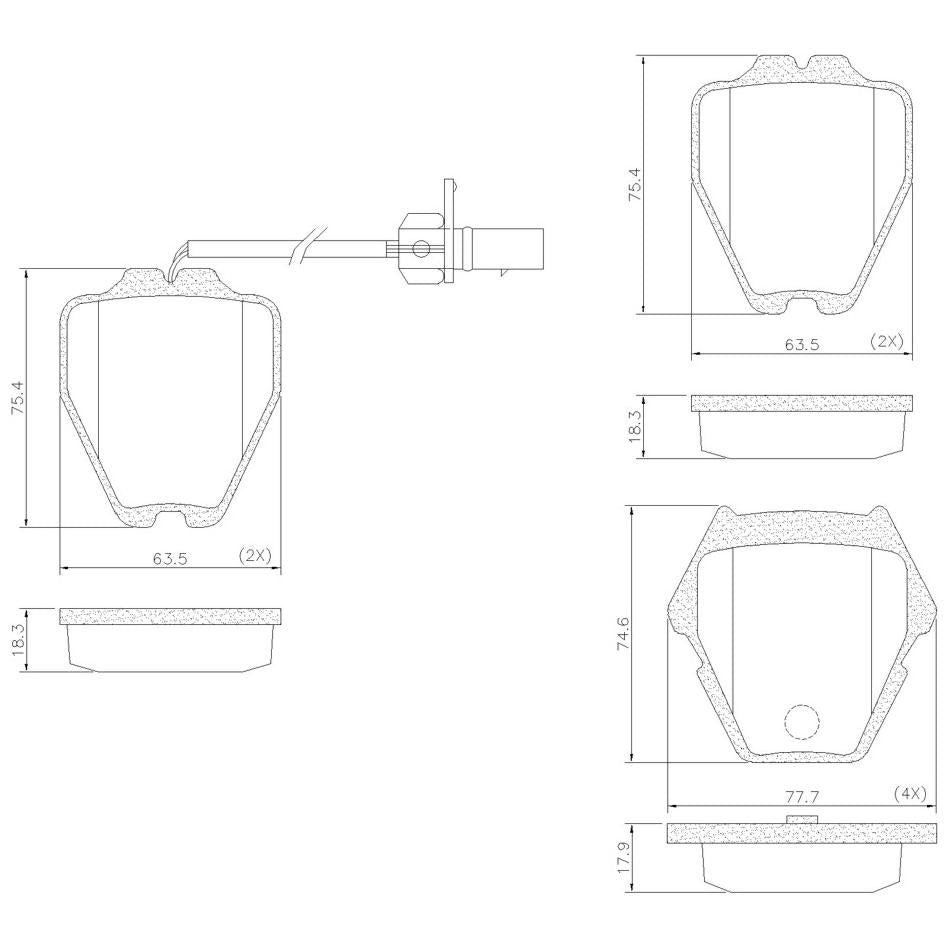 Pastilha de Freio Dianteira - Fras-le - PD/1055-A - (1)