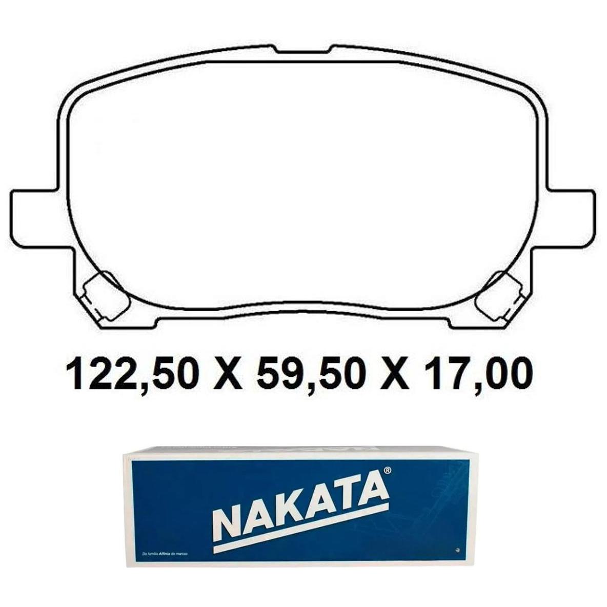 Pastilha de Freio Dianteira - Nakata - NKF 1309P - (1)