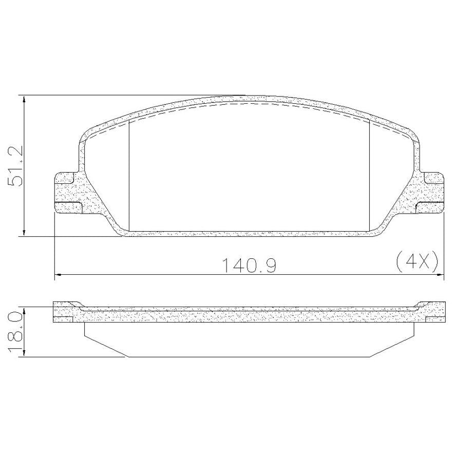 Pastilha de Freio - Fras-le - PD/2292 - (1)