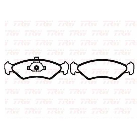Pastilha de Freio - TRW - RCPT01140 - (1)