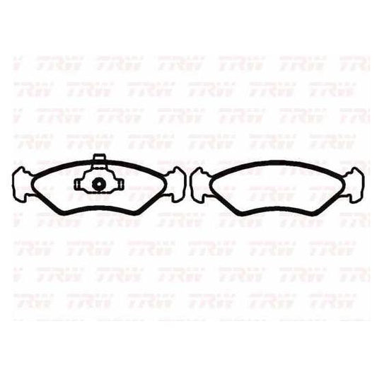 Pastilha de Freio - TRW - RCPT01140 - (1)