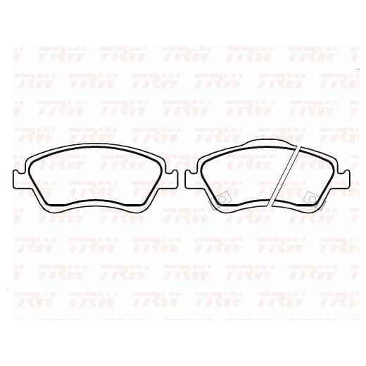 Pastilha de Freio - TRW - RCPT12260 - (1)
