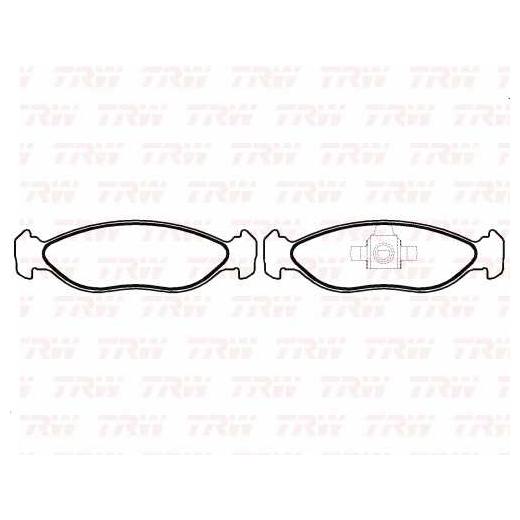 Pastilha de Freio - TRW - RCPT12610 - (1)