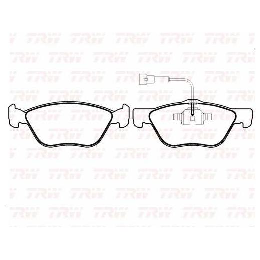 Pastilha de Freio - TRW - RCPT12750 - (1)