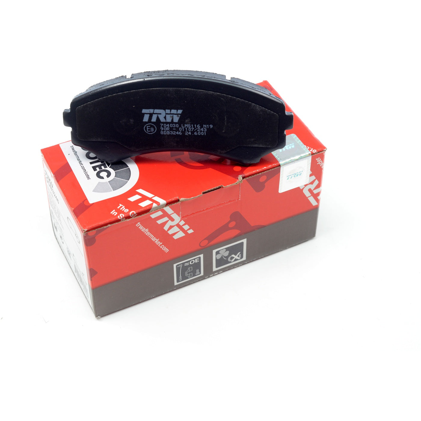 Pastilhas Freio Dianteira Antirruído Cotec - TRW - GDB3246 - (8)