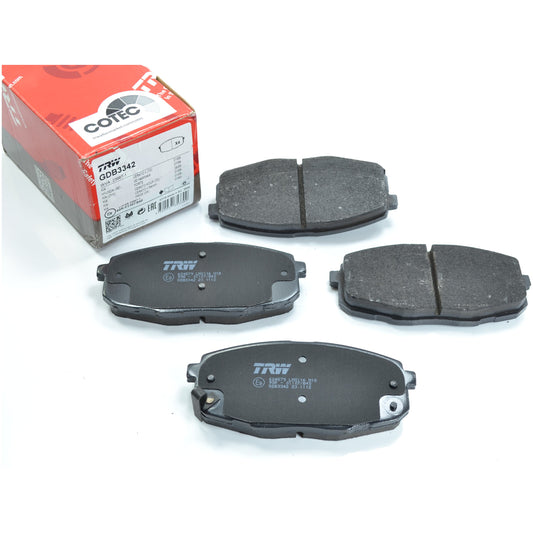 Pastilhas Freio Dianteira Antirruído Cotec - TRW - GDB3342 - (1)