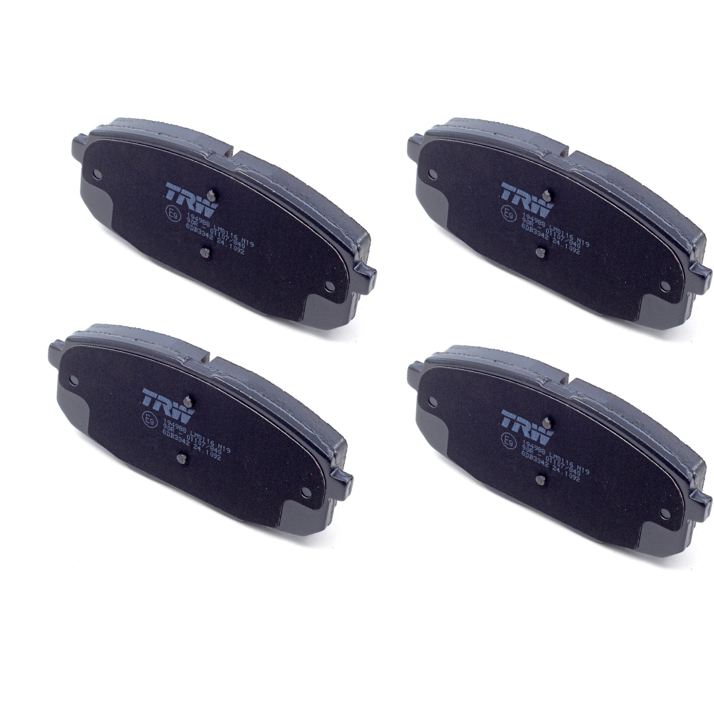 Pastilhas Freio Dianteira Antirruído Cotec - TRW - GDB3342 - (5)