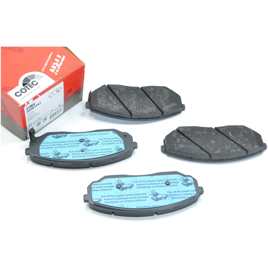 Pastilhas Freio Dianteira Antirruído Cotec - TRW - GDB3343 - (1)