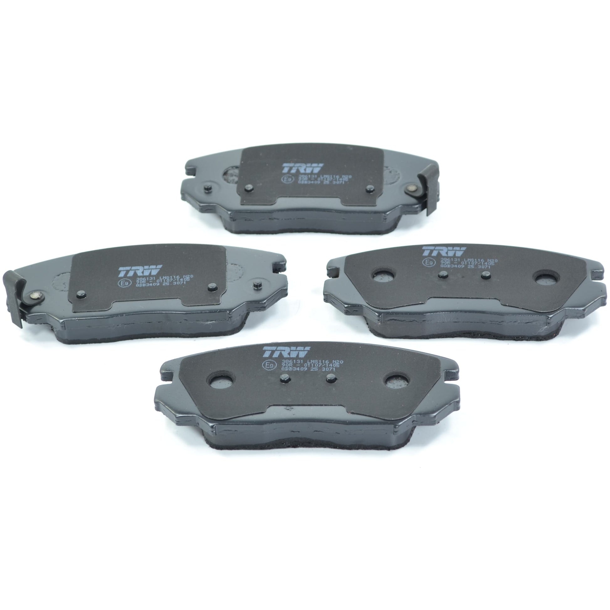 Pastilhas Freio Dianteira Antirruído Cotec - TRW - GDB3409 - (5)