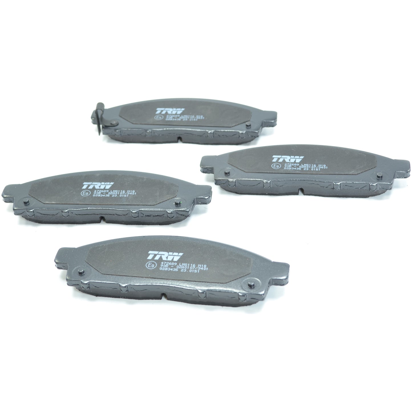 Pastilhas Freio Dianteira Antirruído Cotec - TRW - GDB3435 - (5)