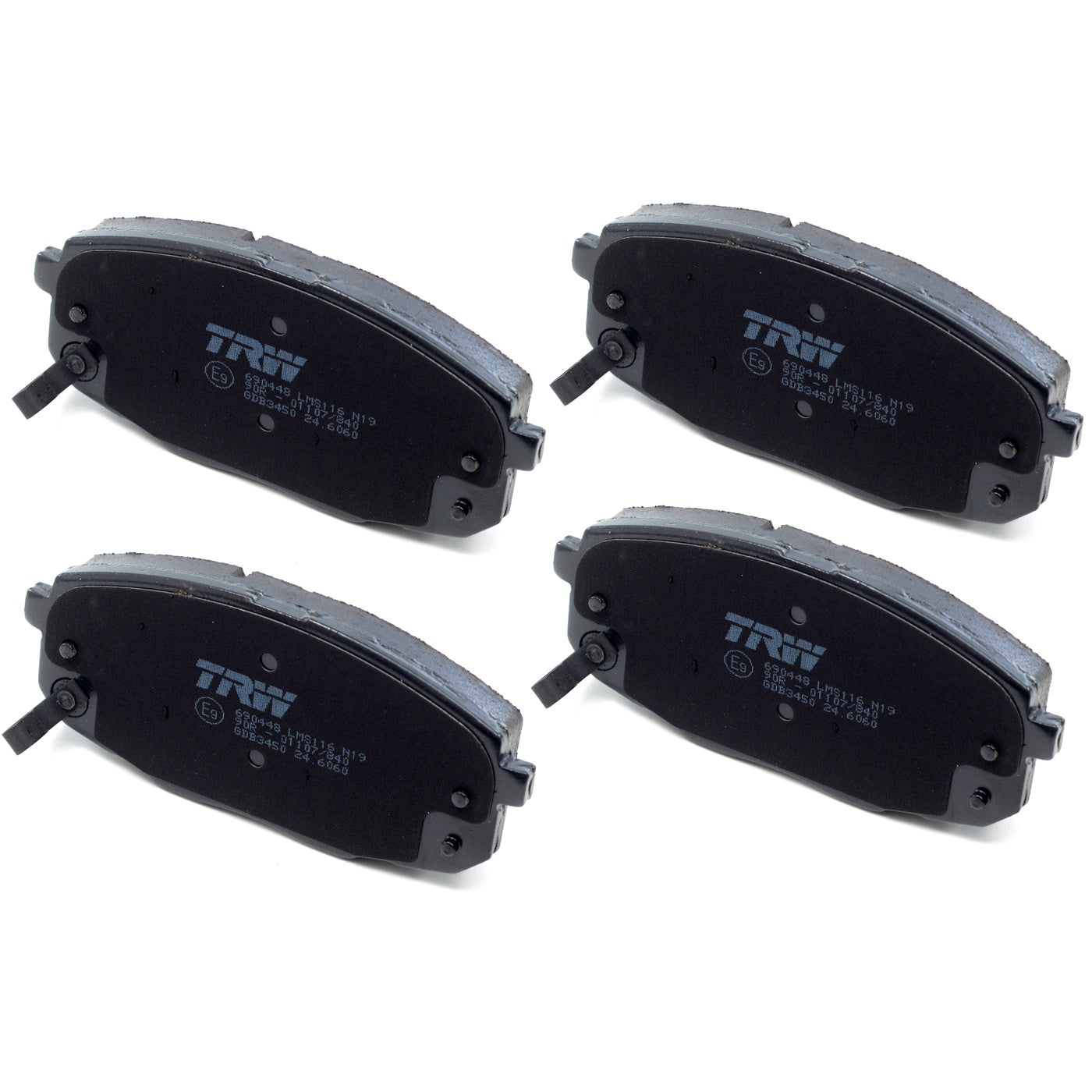 Pastilhas Freio Dianteira Antirruído Cotec - TRW - GDB3450 - (7)
