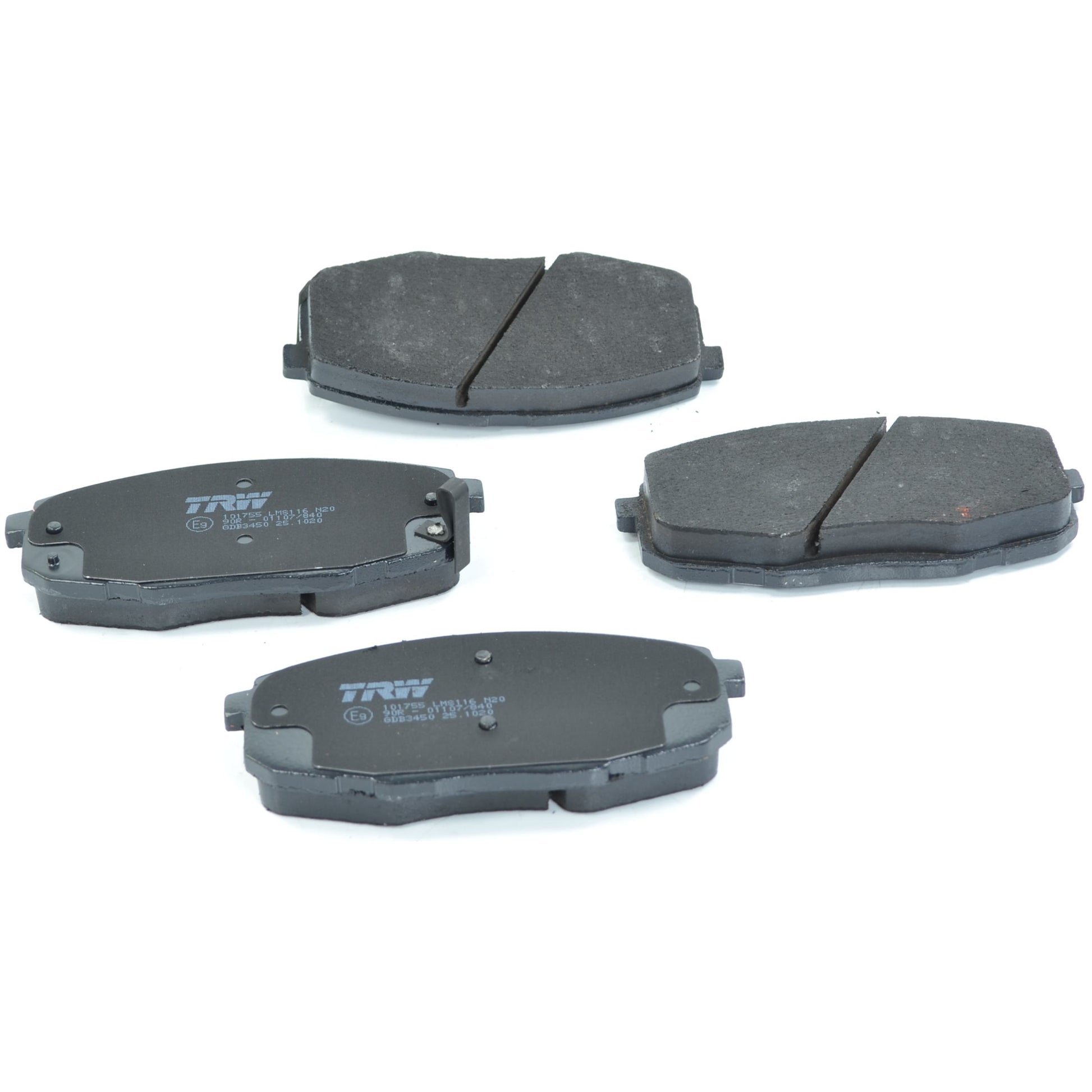 Pastilhas Freio Dianteira Antirruído Cotec - TRW - GDB3450 - (3)