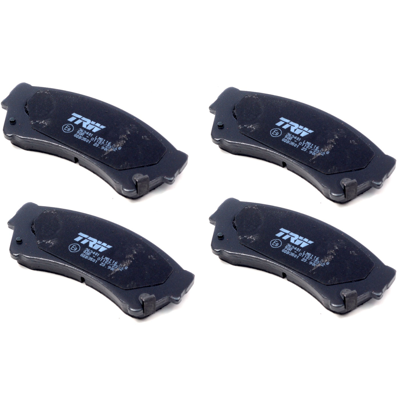 Pastilhas Freio Dianteira Antirruído Cotec - TRW - GDB3501 - (6)