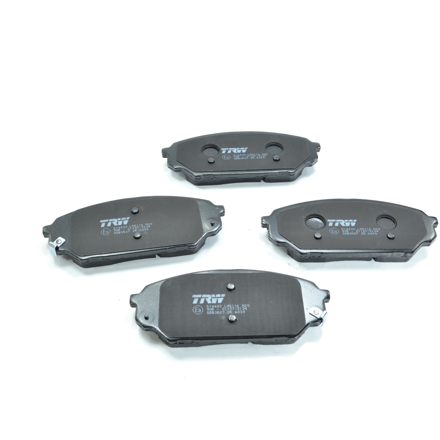 Pastilhas Freio Dianteira Antirruído Cotec - TRW - GDB3527 - (6)