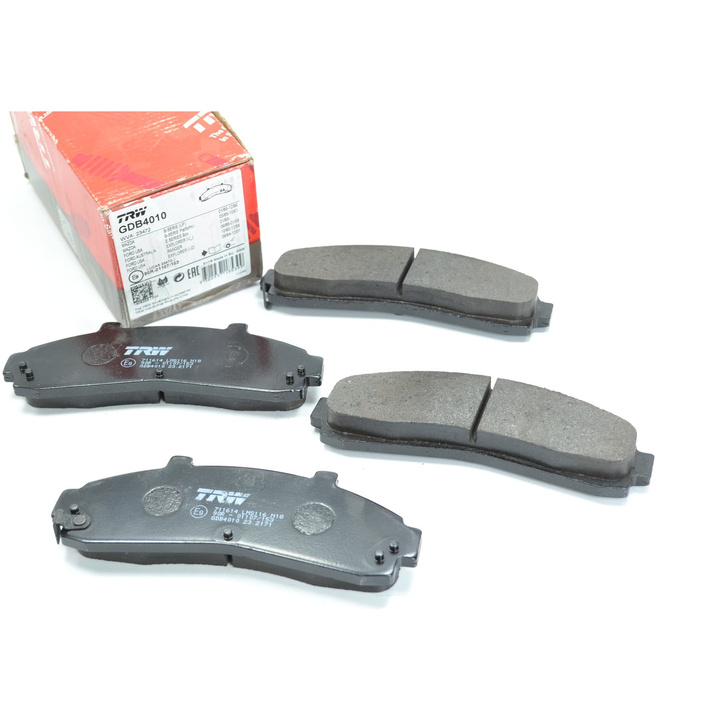 Pastilhas Freio Dianteira Antirruído Cotec - TRW - GDB4010 - (1)