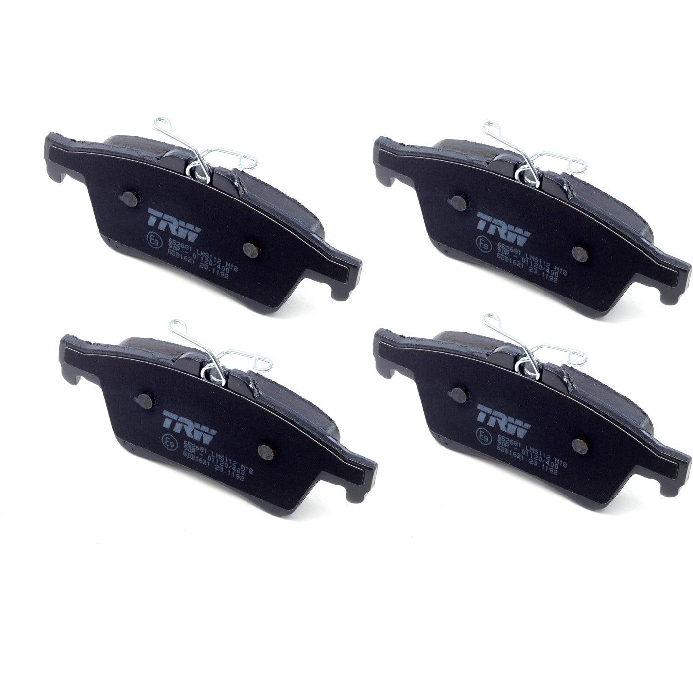 Pastilhas Freio Traseira Antirruído Cotec - TRW - GDB1621 - (7)