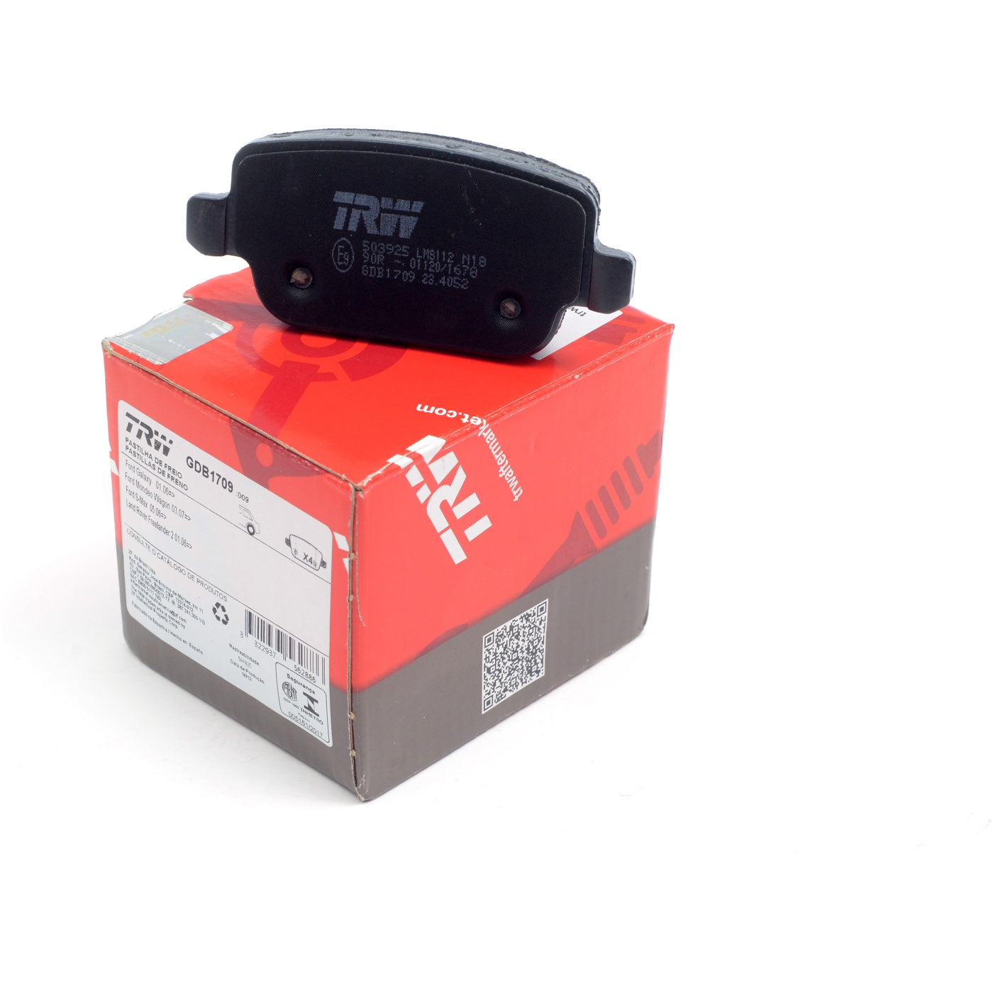 Pastilhas Freio Traseira Antirruído Cotec - TRW - GDB1709 - (7)