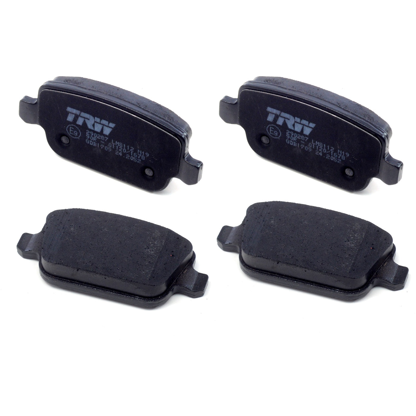 Pastilhas Freio Traseira Antirruído Cotec - TRW - GDB1709 - (2)