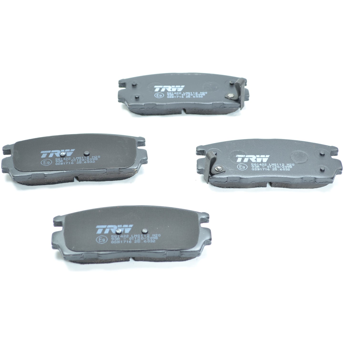 Pastilhas Freio Traseira Antirruído Cotec - TRW - GDB1716 - (6)