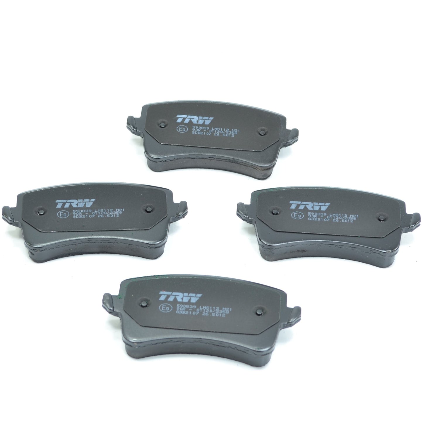 Pastilhas Freio Traseira Antirruído Cotec - TRW - GDB2107 - (5)
