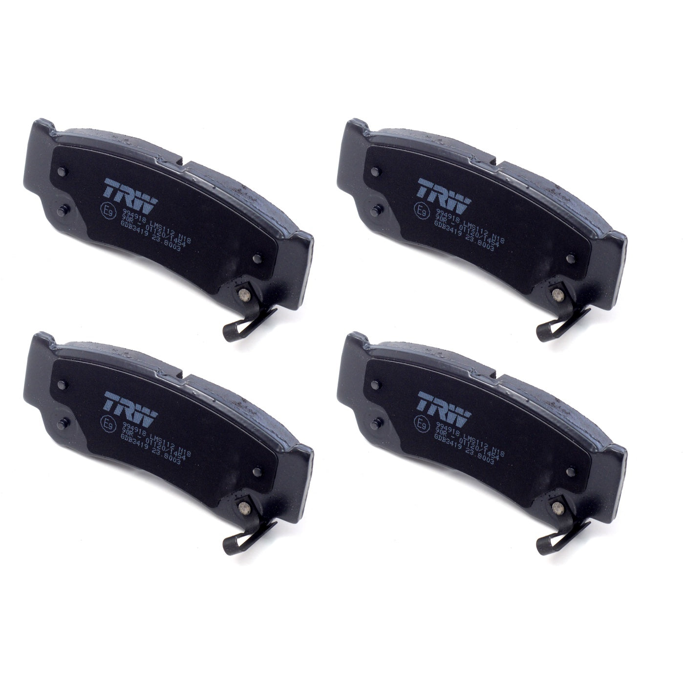 Pastilhas Freio Traseira Antirruído Cotec - TRW - GDB3419 - (5)