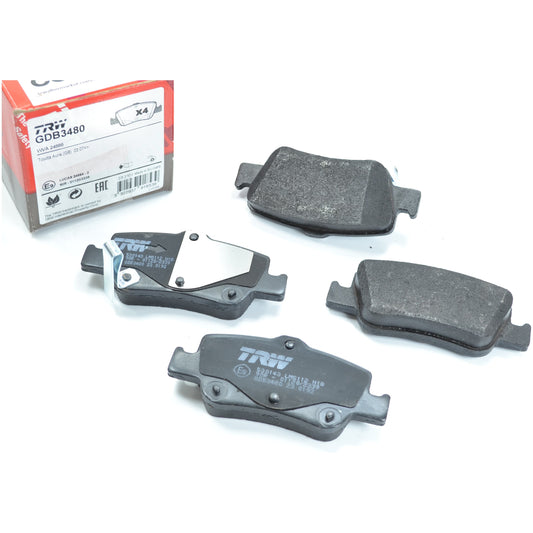 Pastilhas Freio Traseira Antirruído Cotec - TRW - GDB3480 - (1)