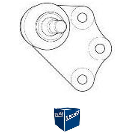 Pivô de Suspensão Dianteiro Esquerdo - Nakata - N 96026 - (1)