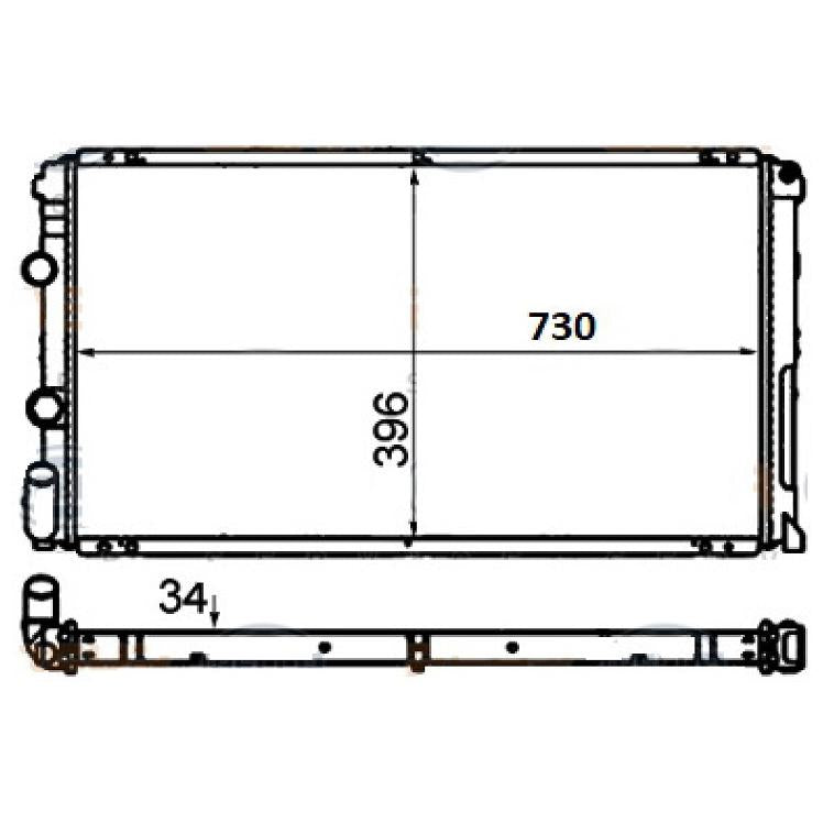 Radiador de Água - Mahle Behr - CR 204 000S - (3)