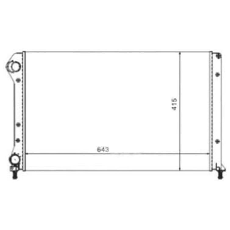 Radiador de Água - Mahle Behr - CR 875 000S - (3)