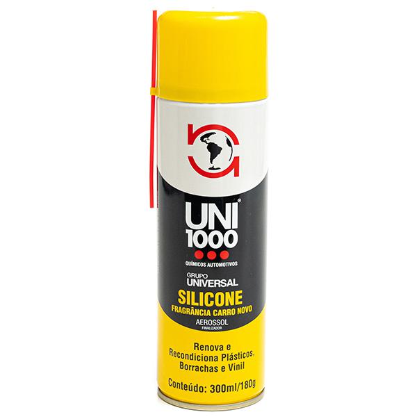 Silicone Spray Carro Novo 300Ml 180G - Uni1000 - 87118 - (1)
