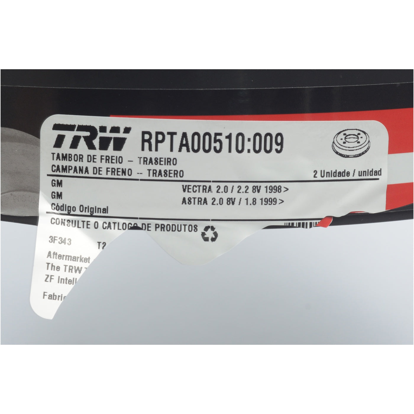 Par Tambor Freio - TRW - RPTA00510 - (2)