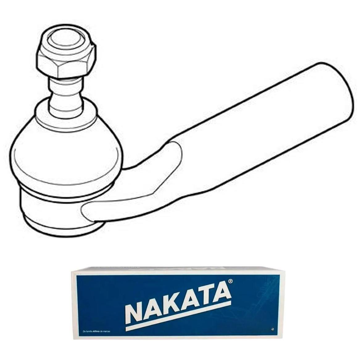 Terminal de Direção Dianteiro Direito - Nakata - N 96018 - (1)