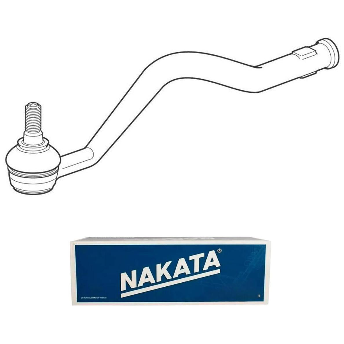 Terminal de Direção Dianteiro Esquerdo - Nakata - N 99084 - (1)