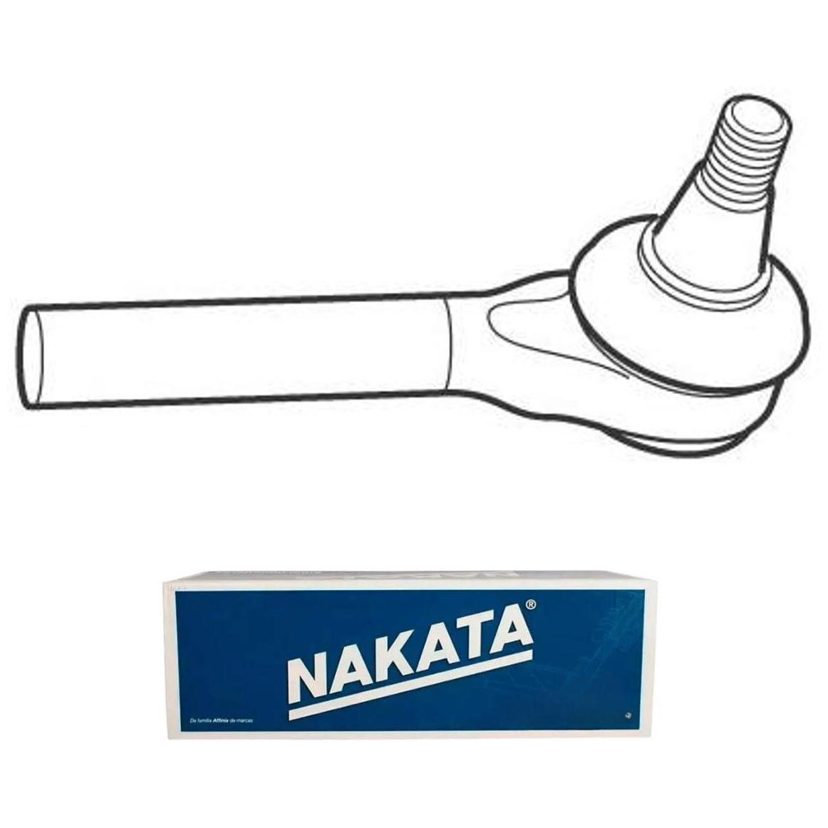 Terminal de Direção Dianteiro - Nakata - N 2120 - (1)