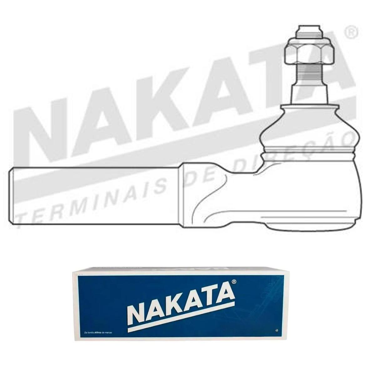 Terminal de Direção Dianteiro - Nakata - N 96016 - (1)